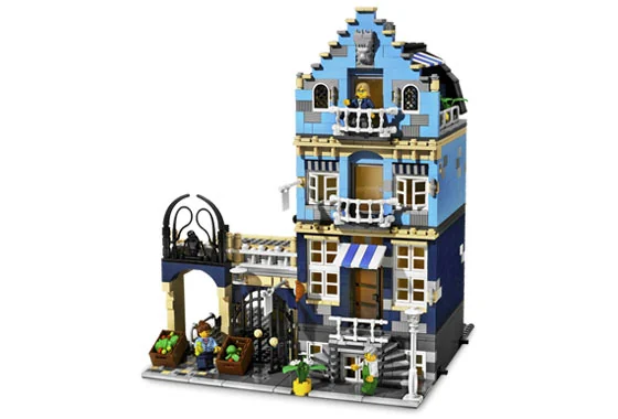LEGO 10190 Market Street – Modell und Markteinfahrt